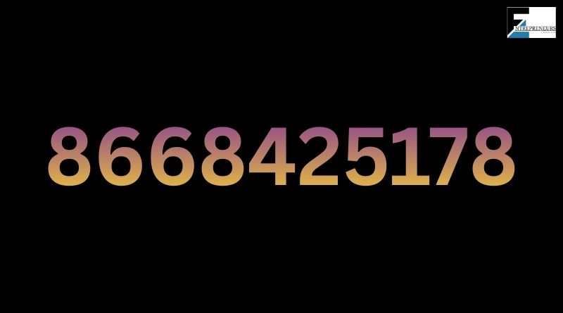 Introduction to 8668425178